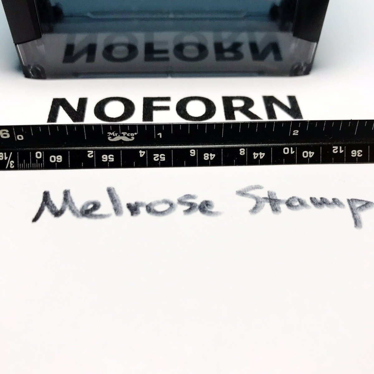 NOFORN Rubber Stamp Black Ink Self Inking Ideal 4913 - Melrose Stamp Co