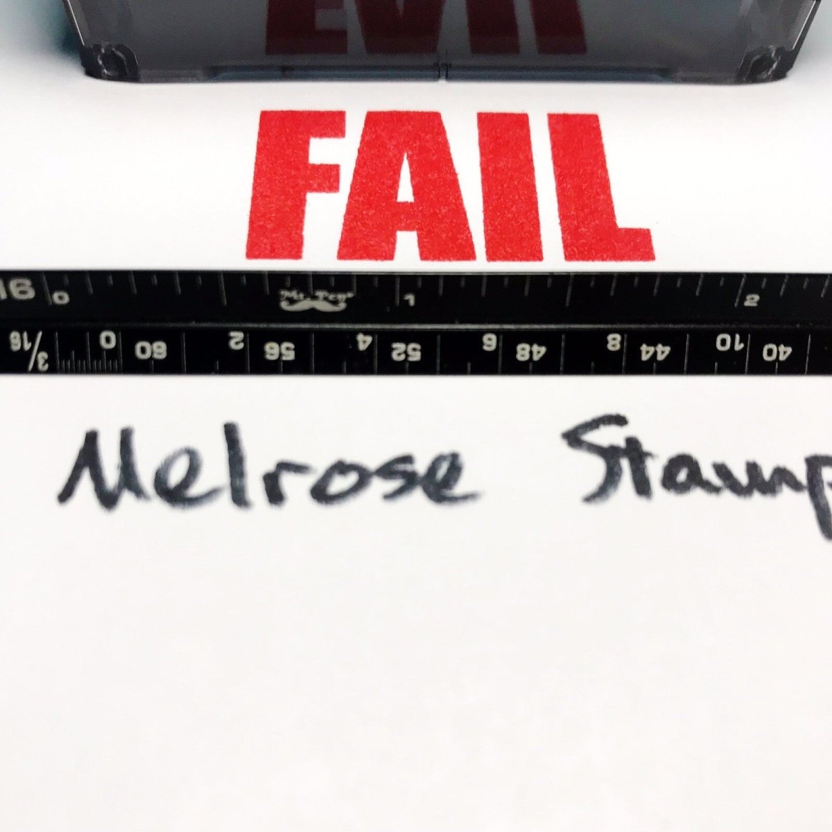 Fail Rubber Stamp Red Ink Self Inking Ideal 4913 - Melrose Stamp Co