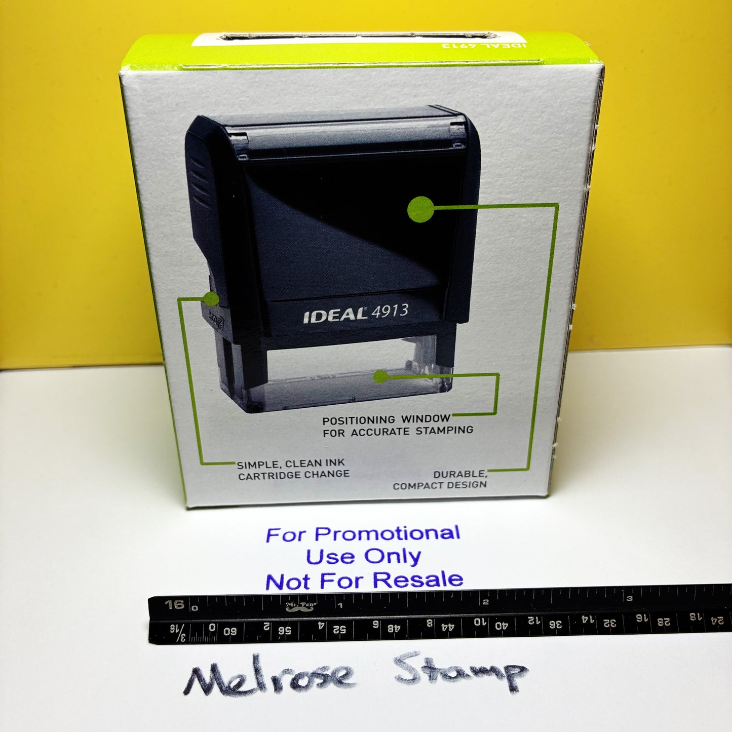 For Promotional Use Only Not For Resale Rubber Stamp Purple Ink Ideal 4913