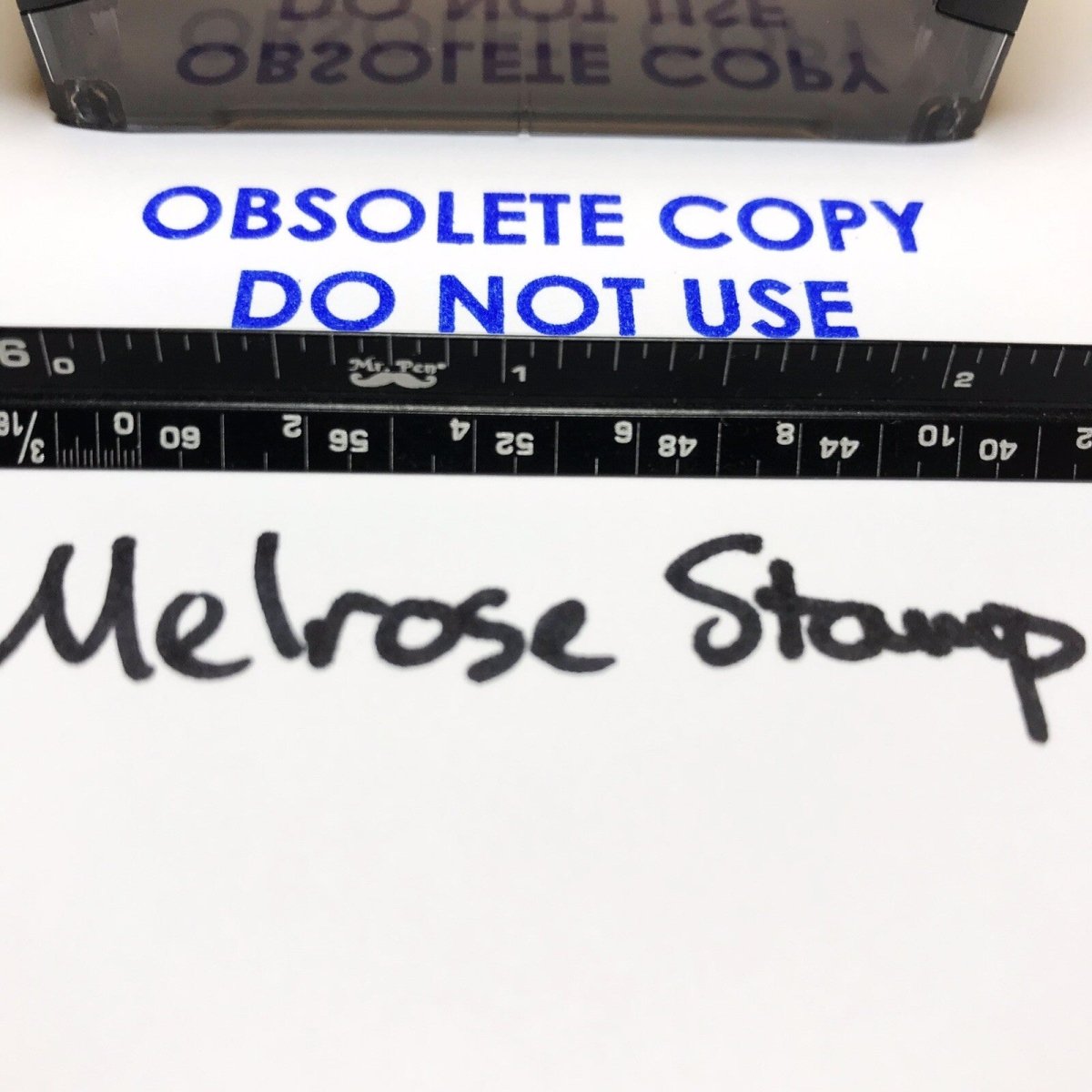 Obsolete Copy Do Not Use Rubber Stamp Self Inking Ideal 4913 - Melrose Stamp Co