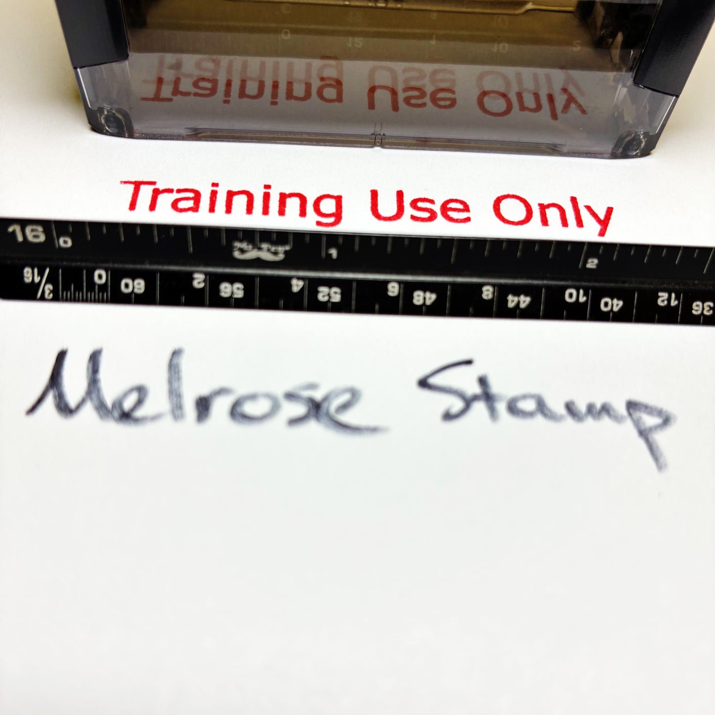 Training Use Only Rubber Stamp Red Ink Self Inking Ideal 4913