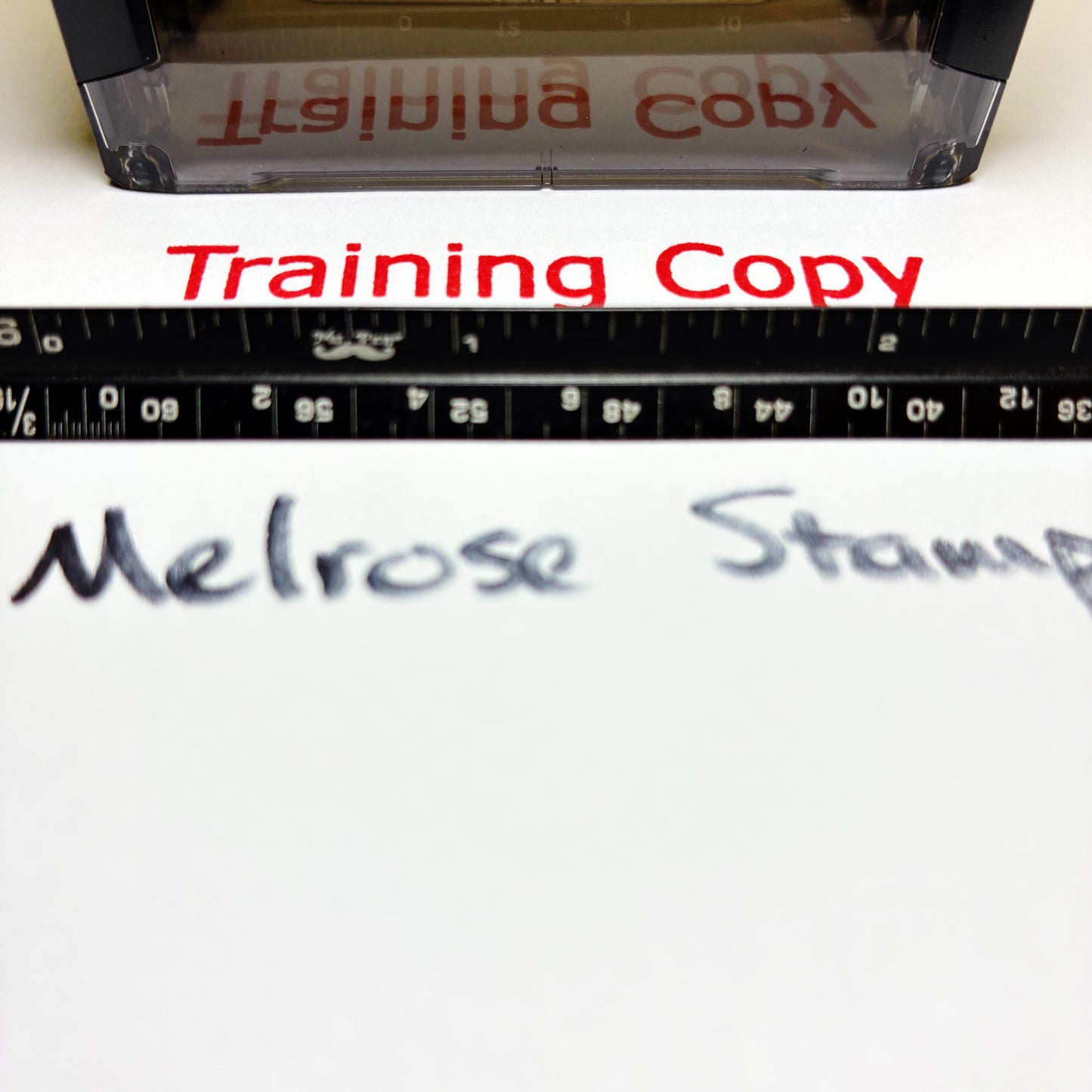 Training Copy Rubber Stamp Red Ink Self Inking Ideal 4913