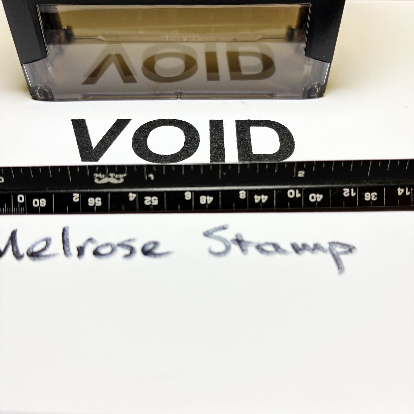Void Rubber Stamp Black Ink Self Inking Ideal 4913