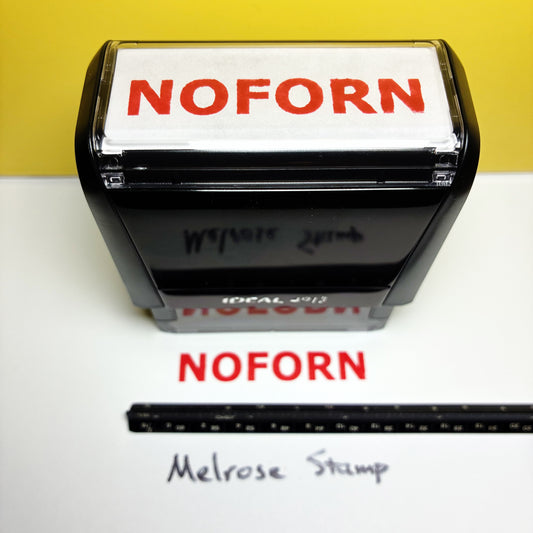 NOFORN Rubber Stamp Red Ink Self Inking Ideal 4913