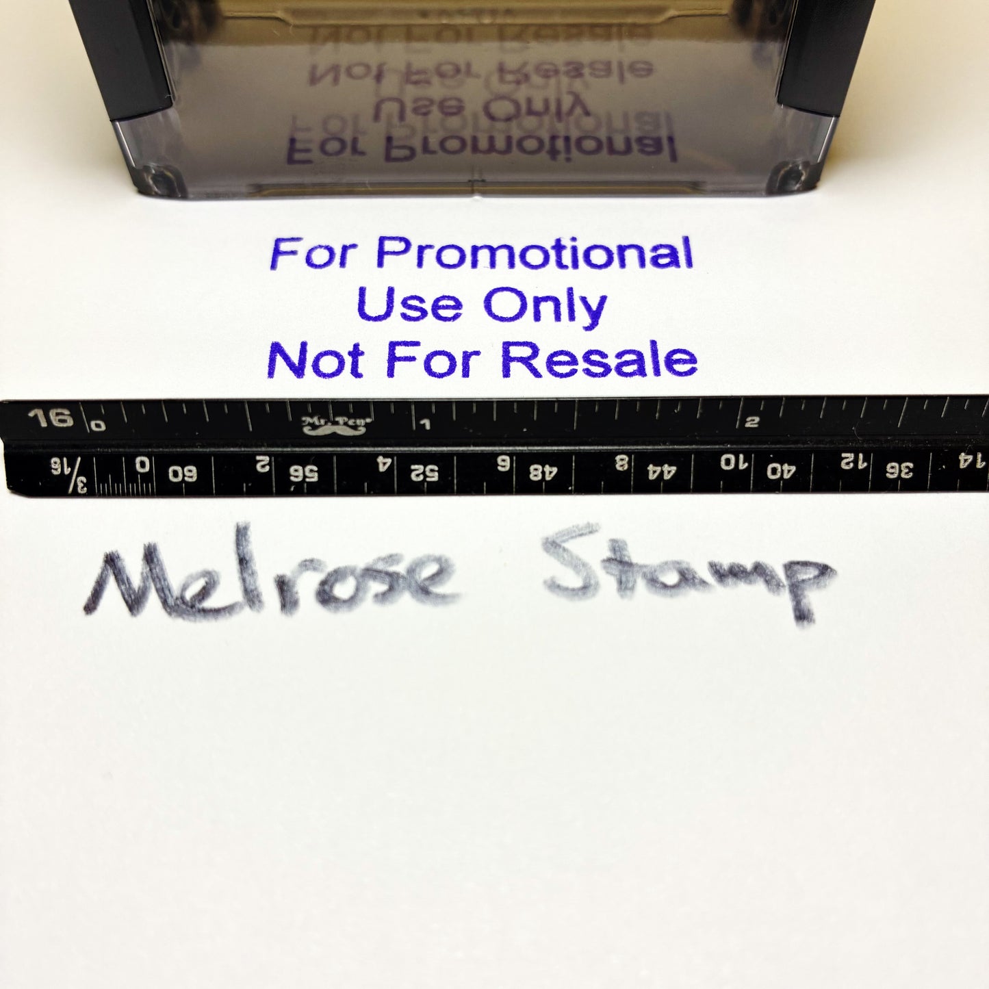 For Promotional Use Only Not For Resale Rubber Stamp Purple Ink Ideal 4913