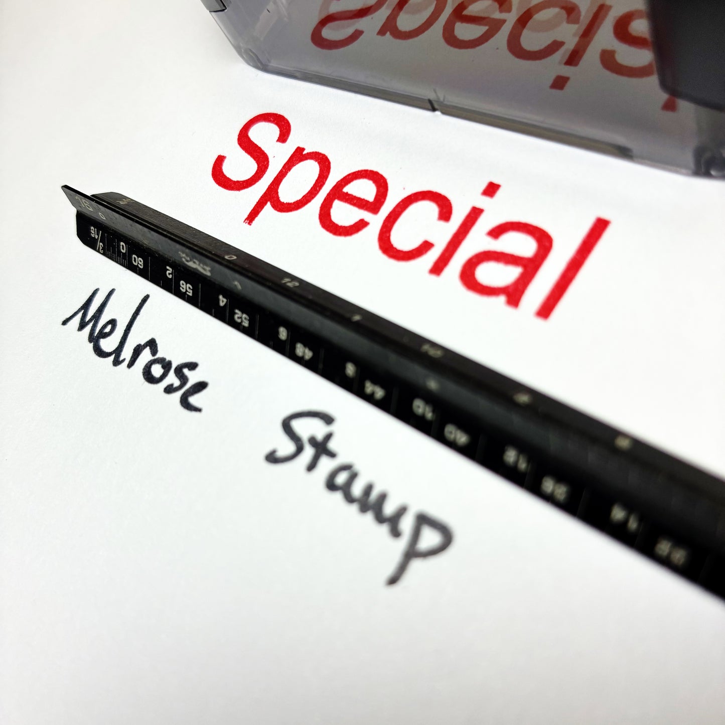 Special Rubber Stamp Red Ink Self Inking Ideal 4913