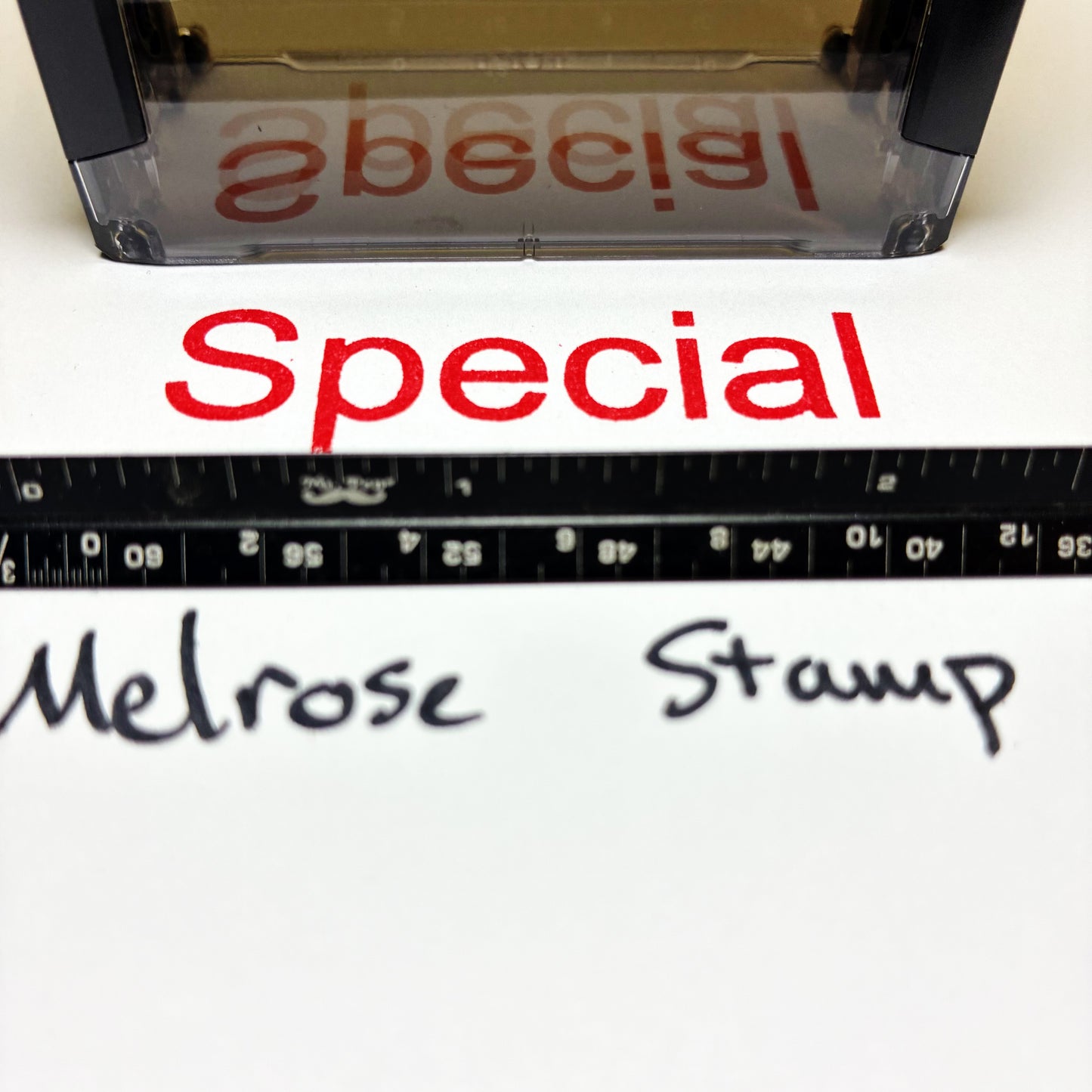 Special Rubber Stamp Red Ink Self Inking Ideal 4913