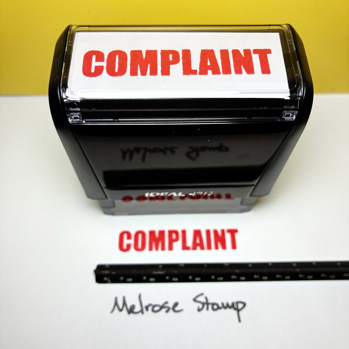 Complaint Rubber Stamp Red Ink Self Inking Ideal 4913