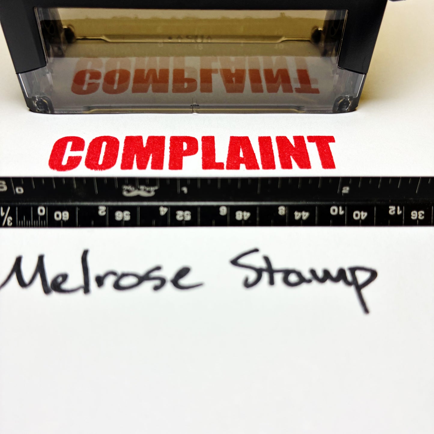 Complaint Rubber Stamp Red Ink Self Inking Ideal 4913