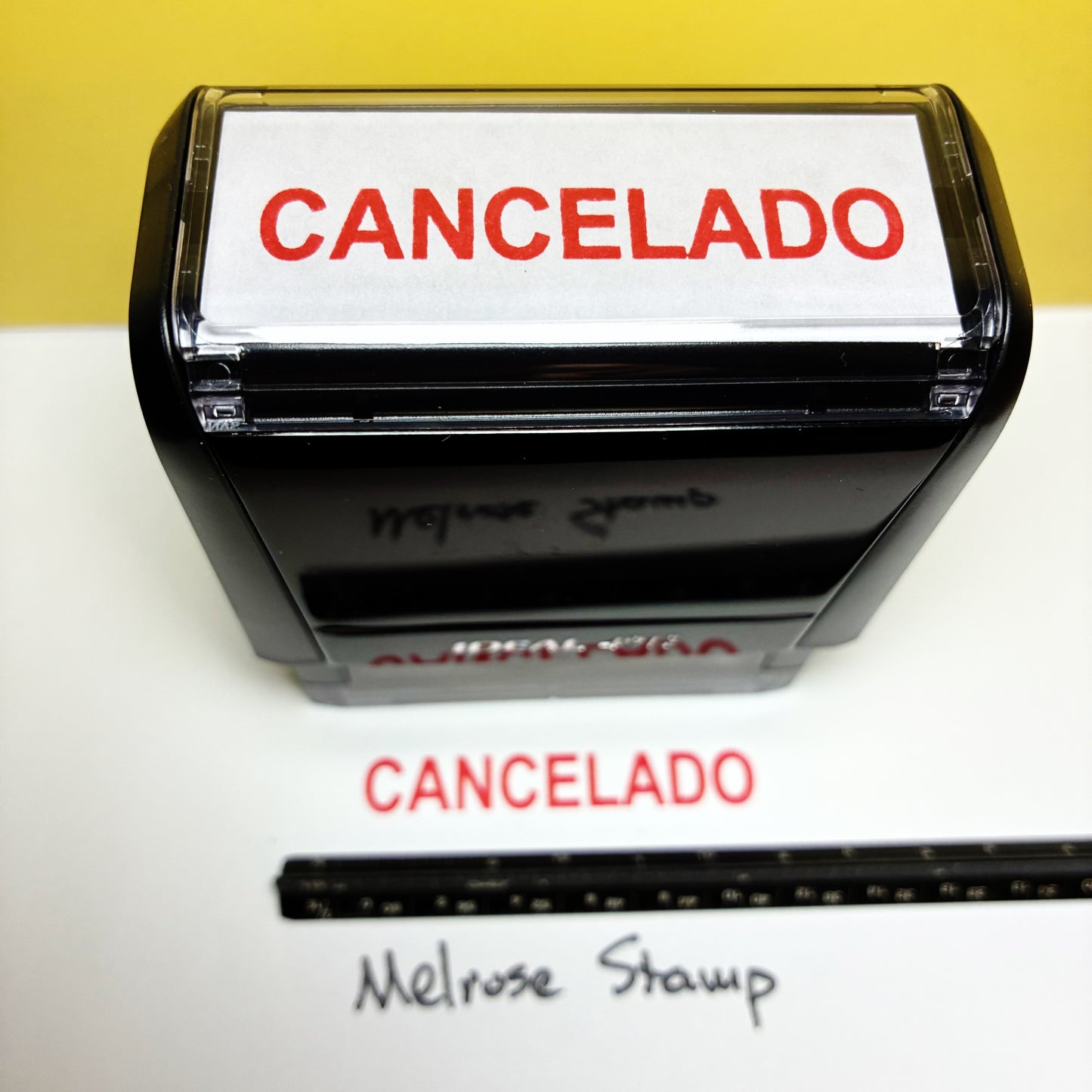 Cancelado Rubber Stamp Red Ink Self Inking Ideal 4913 (Copy)