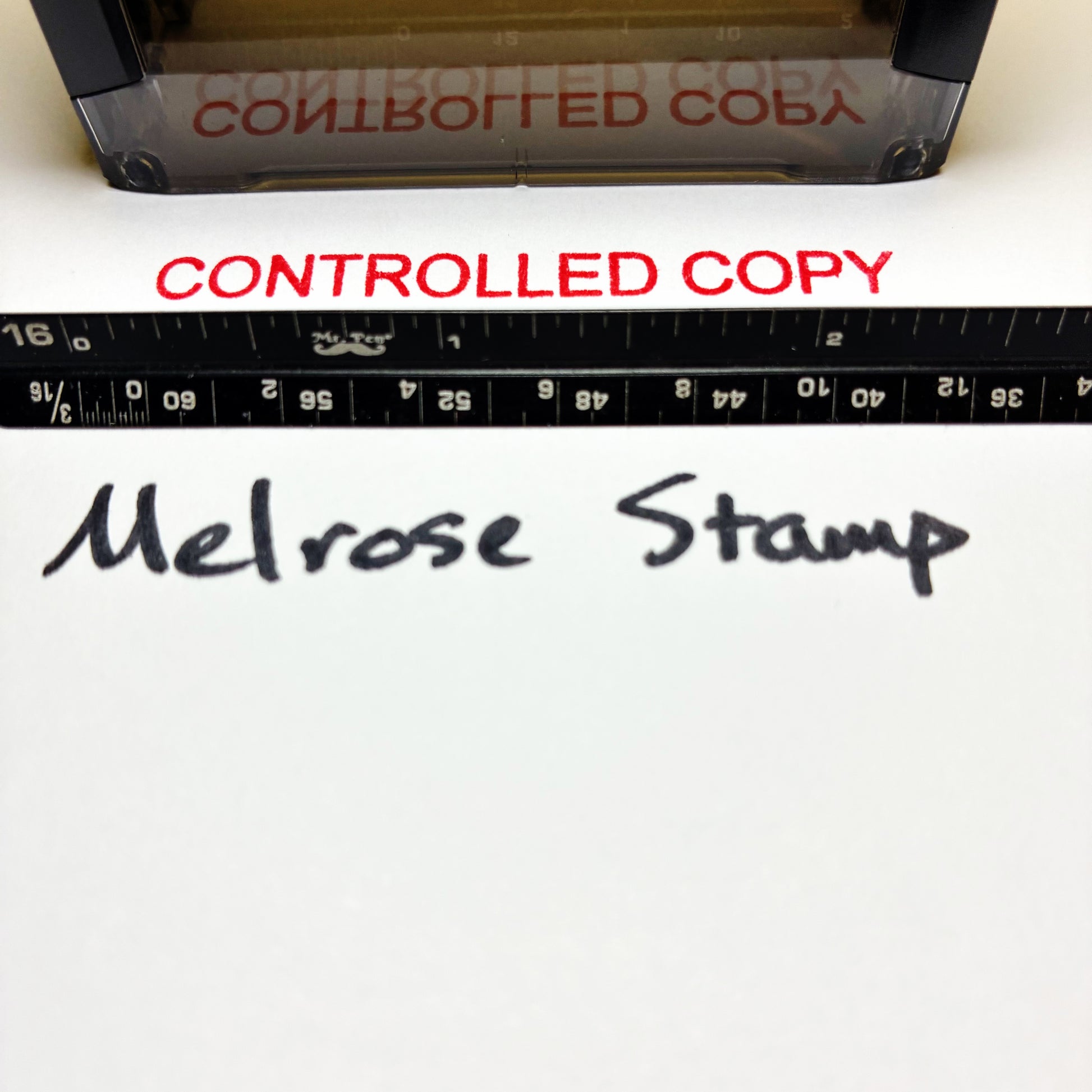 Controlled Copy stamp red ink large
