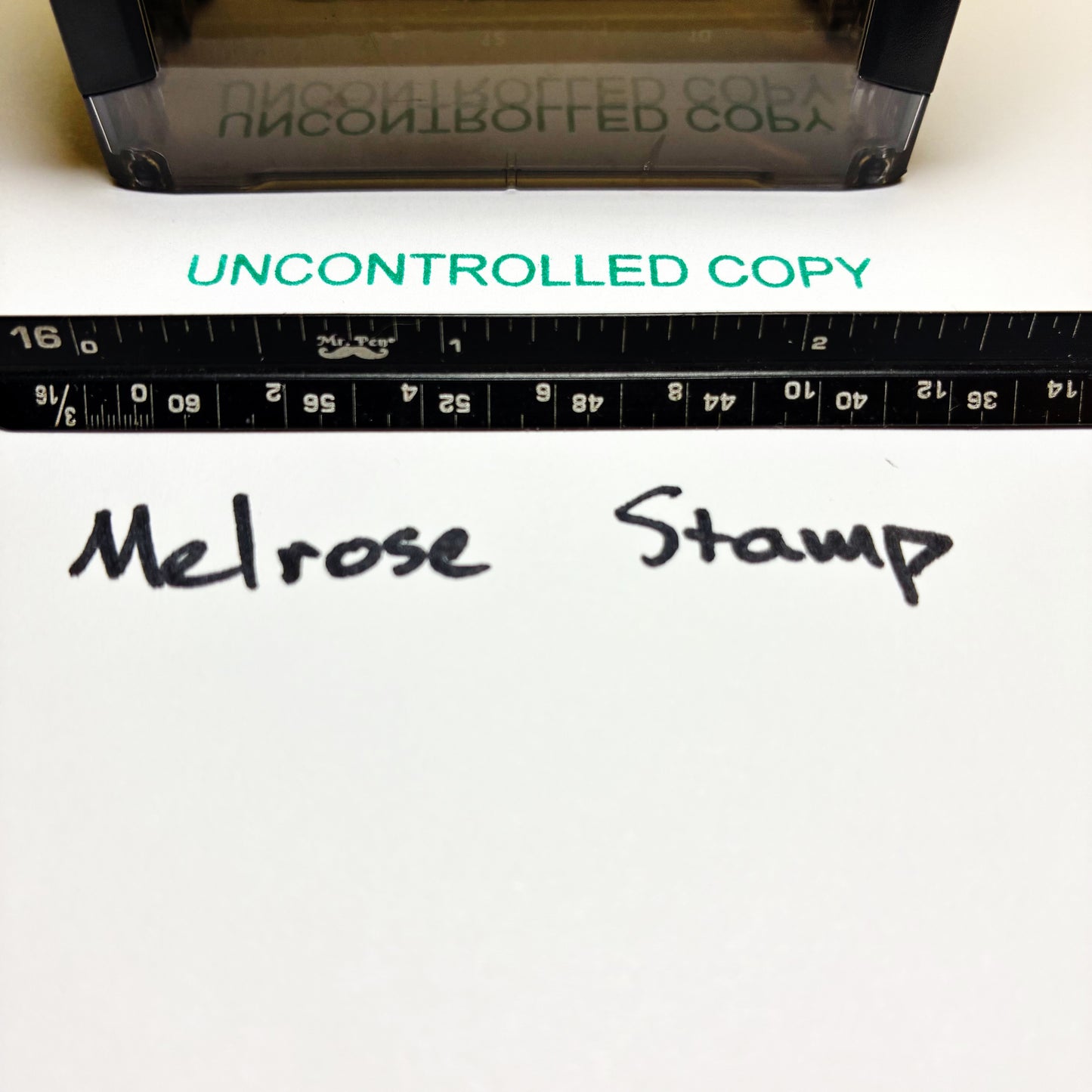 Uncontrolled Copy Rubber Stamp Self Inking Ideal 4913