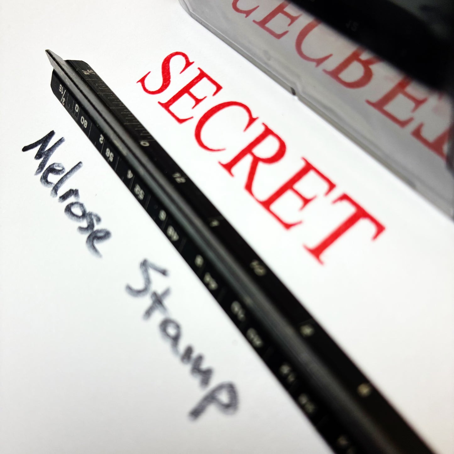 Secret Rubber Stamp Red Ink Self Inking Ideal 4913