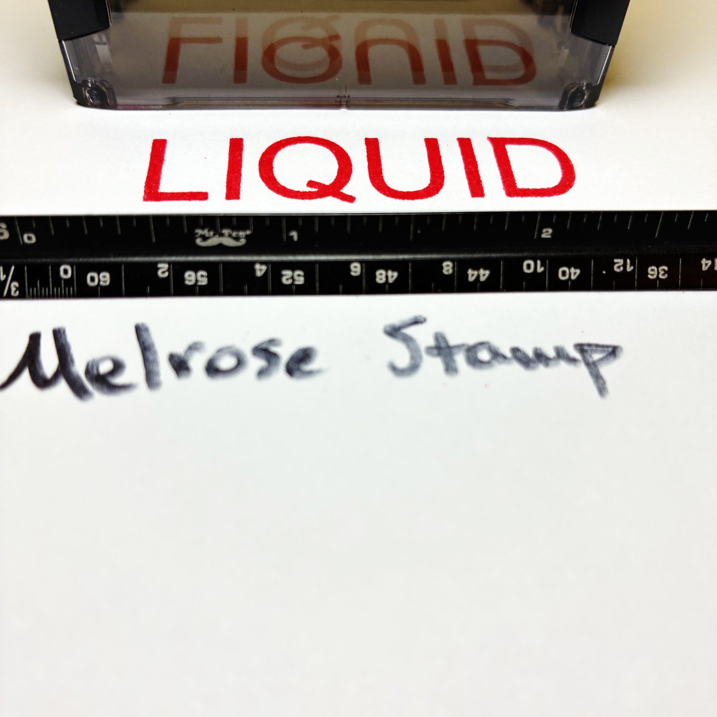 Liquid Rubber Stamp Red Ink Self Inking Ideal 4913