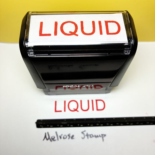 Liquid Rubber Stamp Red Ink Self Inking Ideal 4913