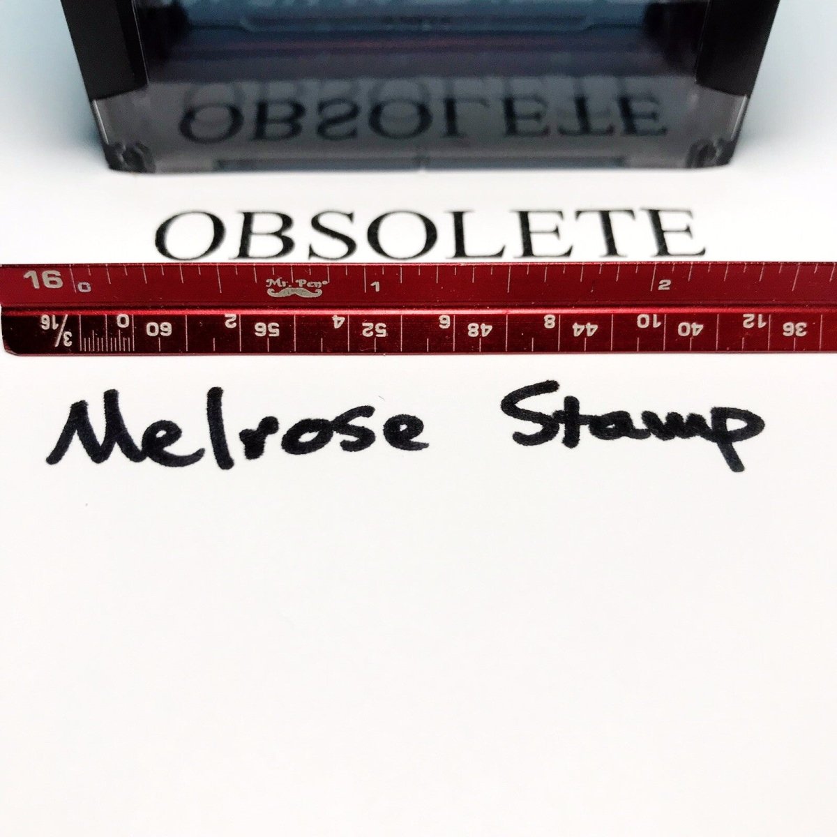 Obsolete Rubber Stamp Self Inking Ideal 4913 - Melrose Stamp Co