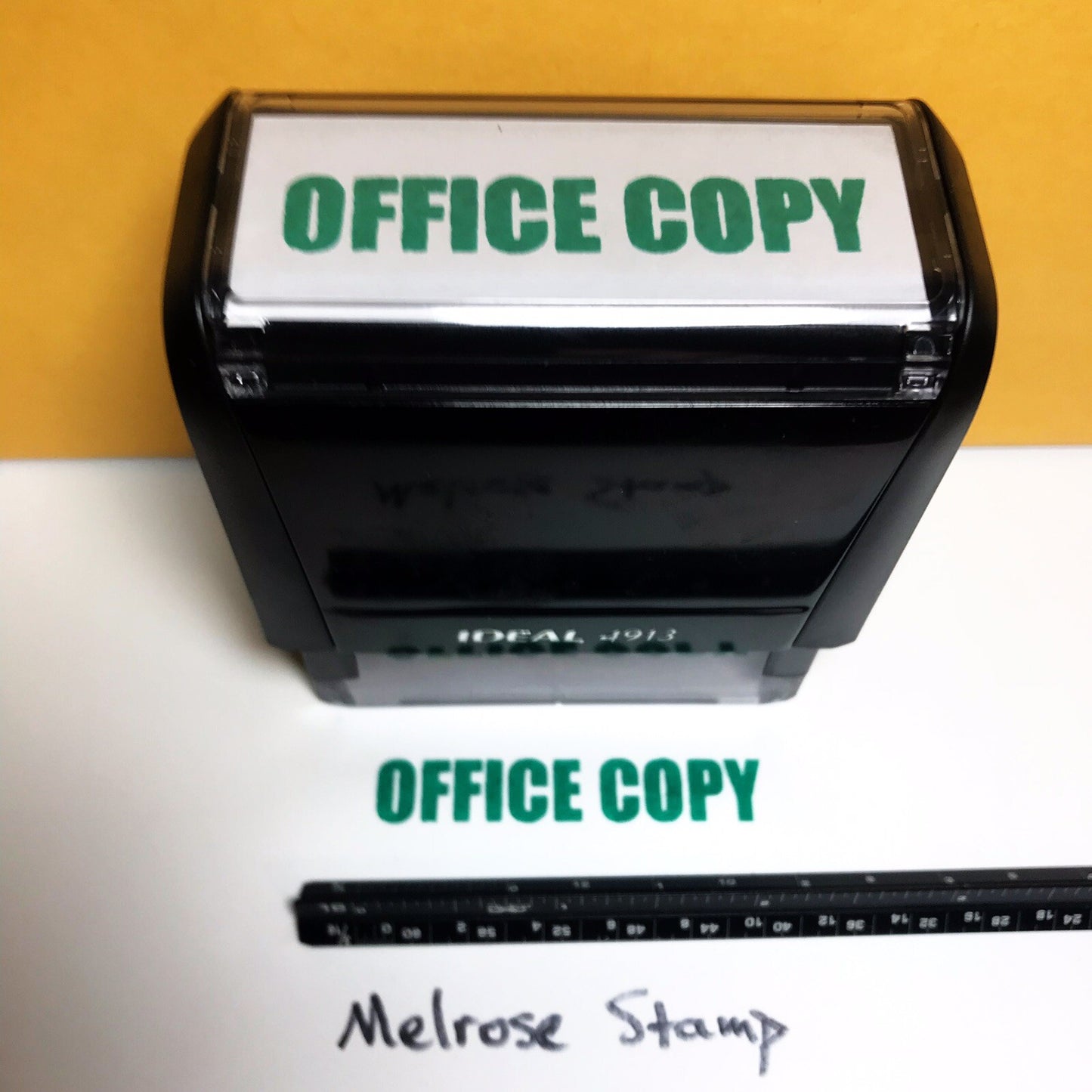 Office Copy rubber stamp from the topo