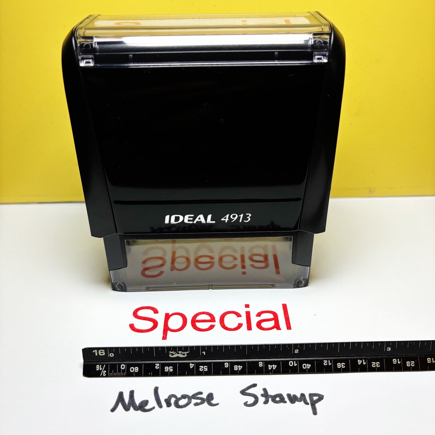 Special Rubber Stamp Self Inking Ideal 4913