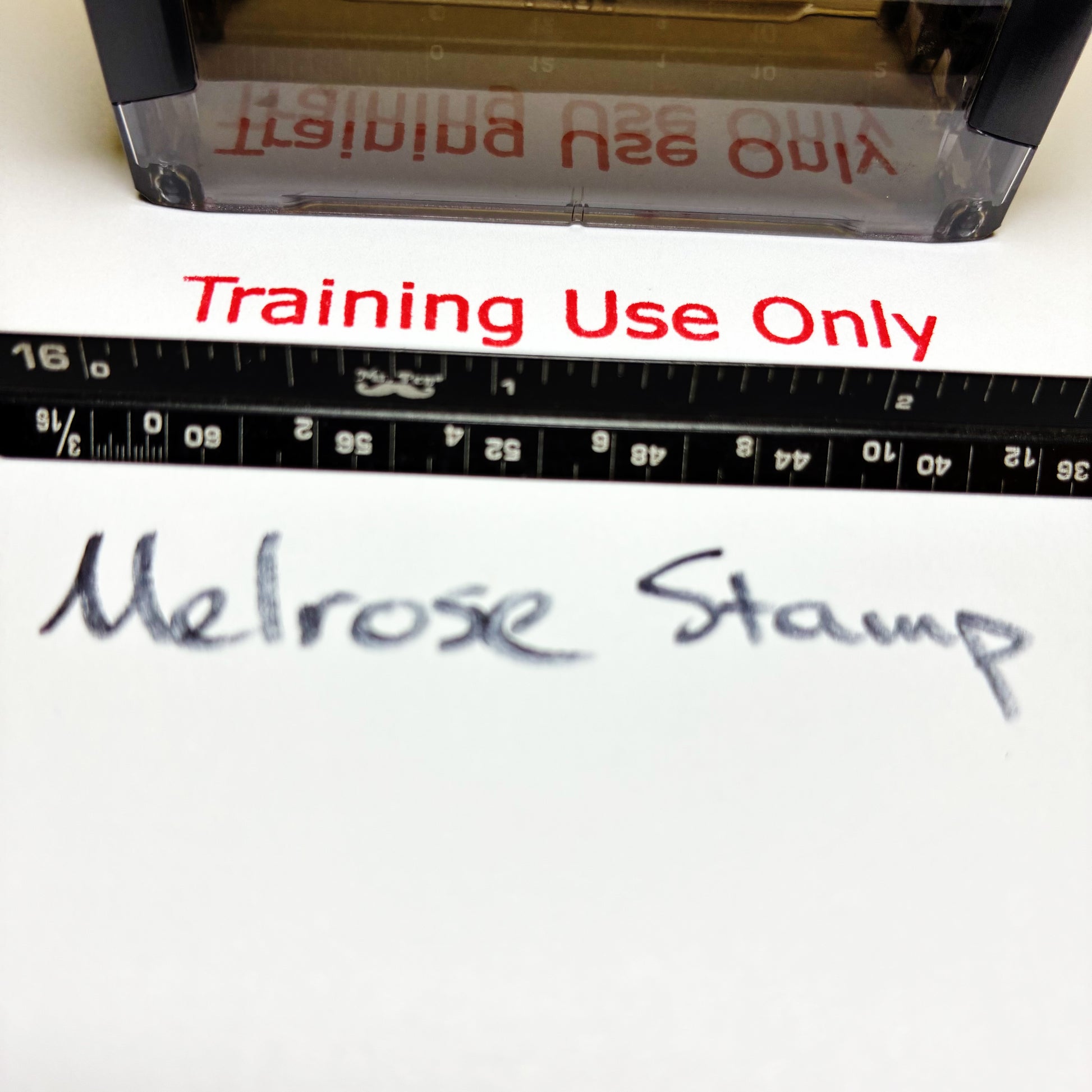 Impression reading Training Use Only on paper